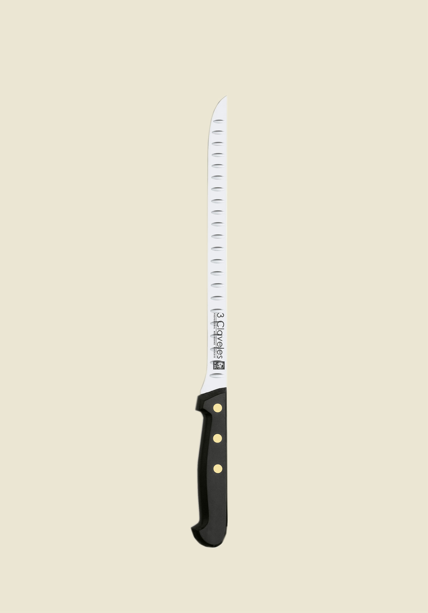 Tres Claveles Profesionální Nůž Na Krájení Palety 24 Cm - Tres Claveles Pom
