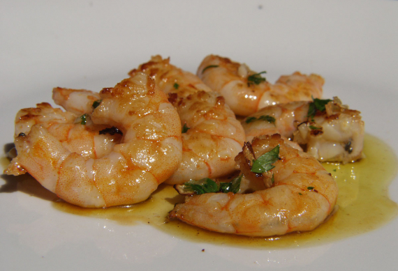 Recept: krevety s extra panenským olivovým olejem