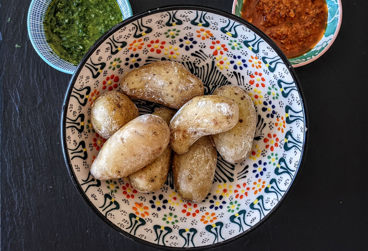 Recept: kanárské brambory - papas arrugadas
