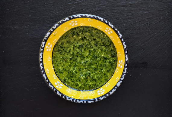 Recept: Mojo verde - zelená salsa z koriandru - Jamon.cz
