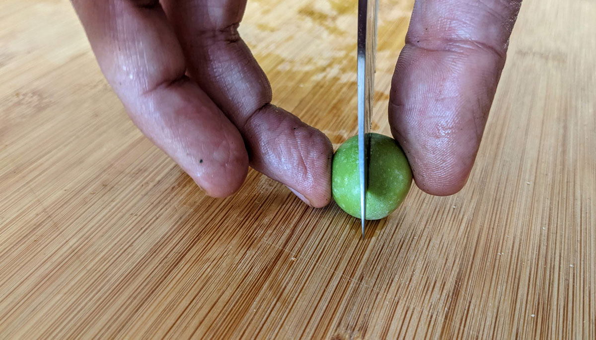 naříznutí oliv