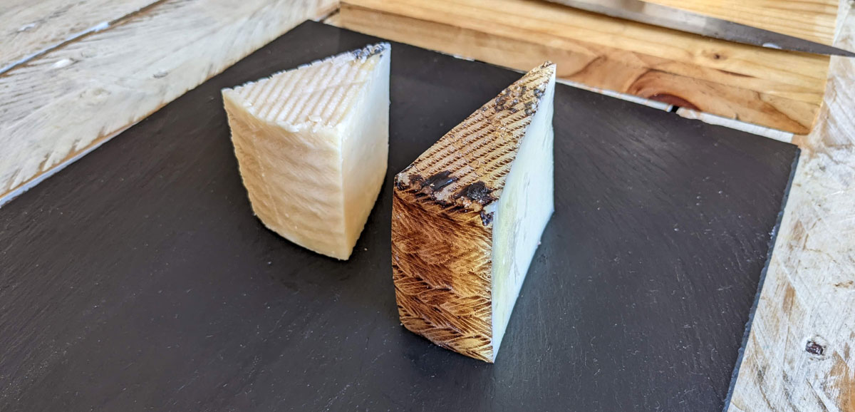 Srovnání kůrky queso manchego