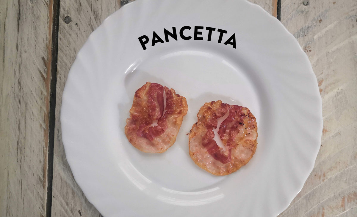 Srovnání uzenin - pancetta