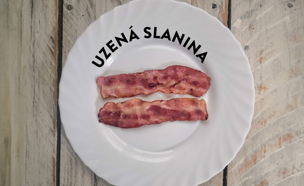 Srovnání uzenin - česká anglická slanina